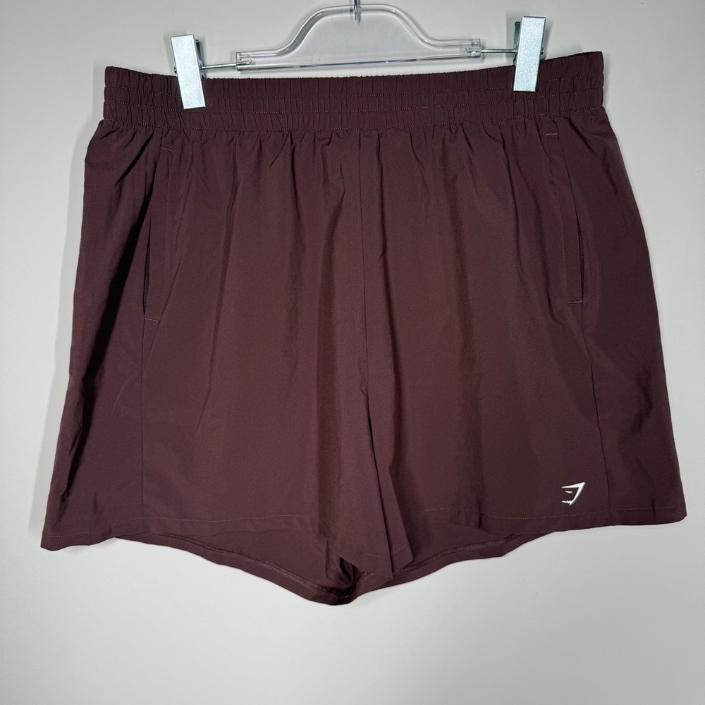 Gymshark Dark Brown Athletic Shorts